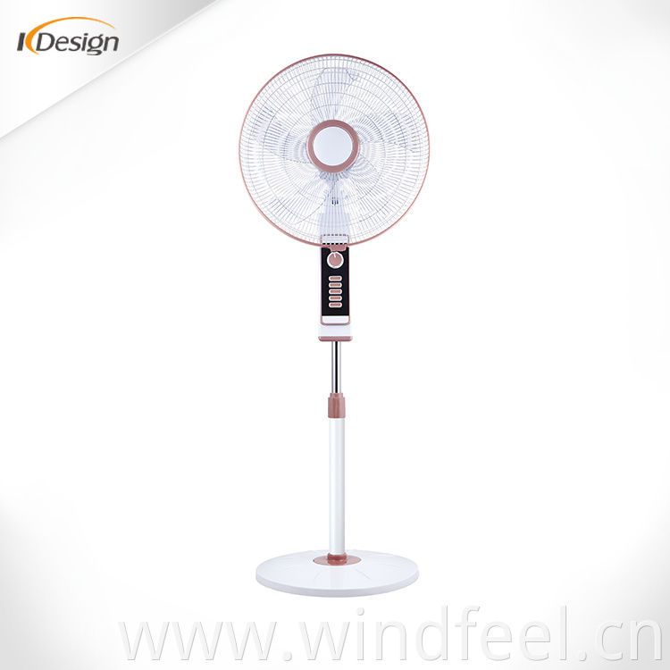 2018 new standard fancy 5 blade stand fan children room decorative noiseless stand fans